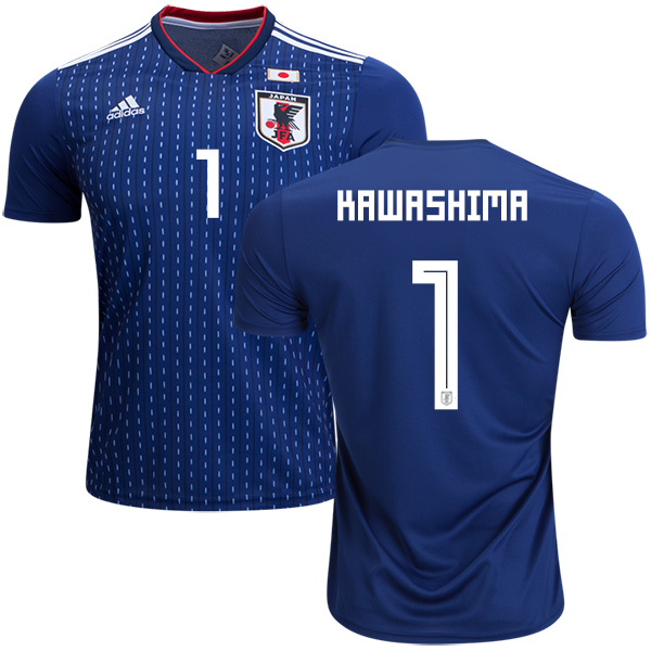Japan #1 Kawashima Home Soccer Country Jersey